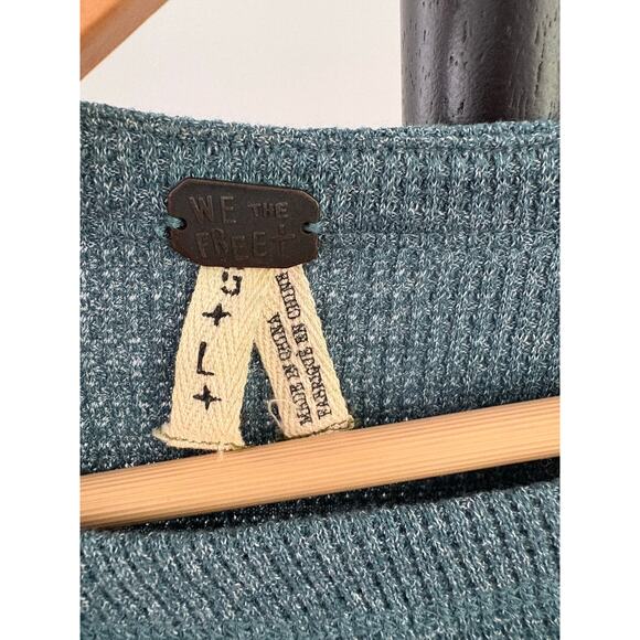 We The Free Blossom Printed Balloon Sleeve Thermal - Picture 5 of 5